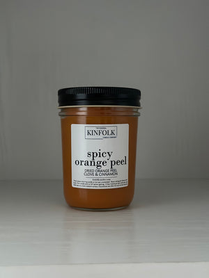Spicy Orange Peel 8oz Kinfolk Candle