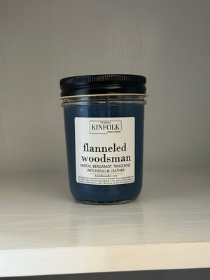 Flanneled Woodsman 8oz Kinfolk Candle