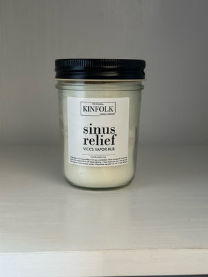 Sinus Relief (Vick's) 8oz Kinfolk Candle