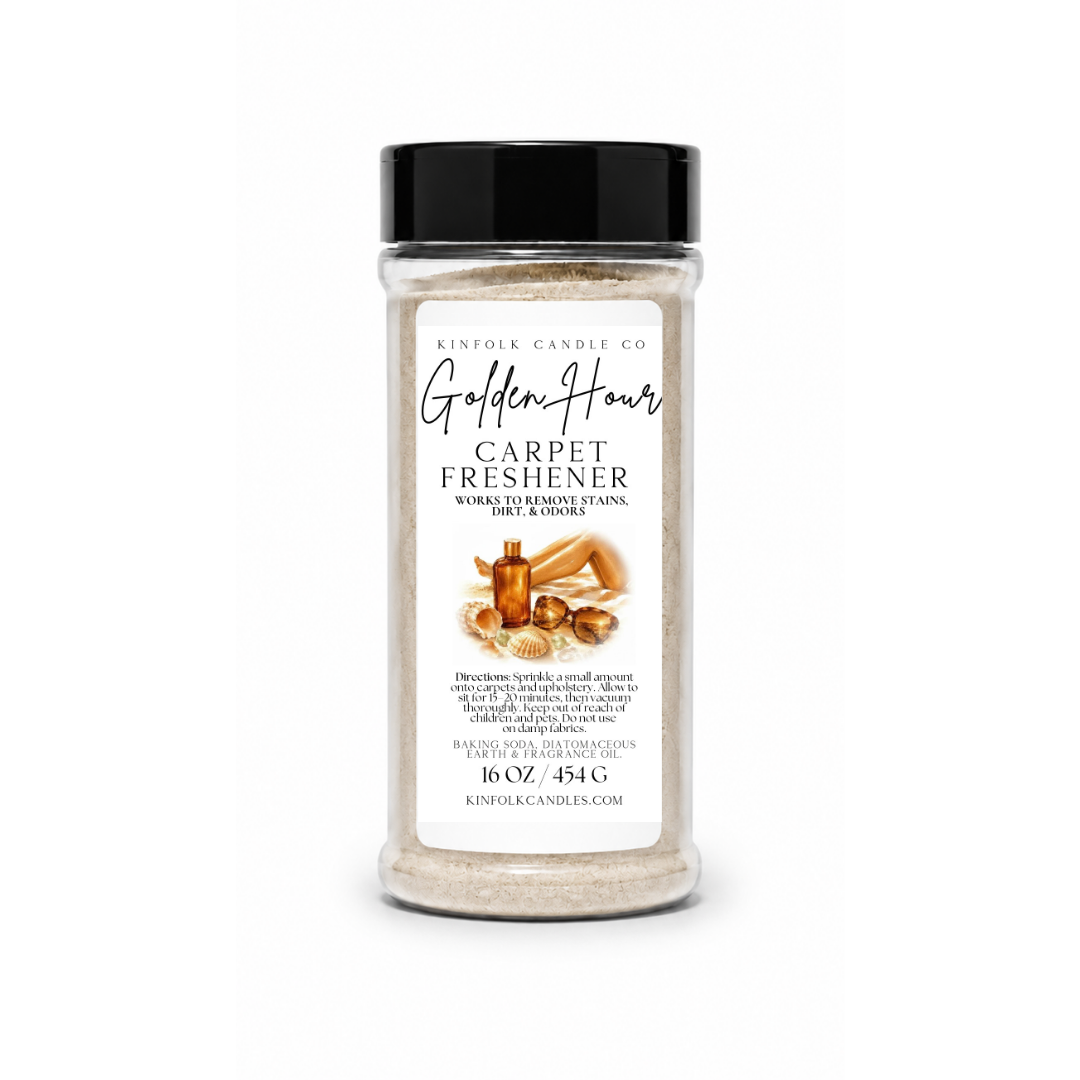 Summer Carpet Freshener Powder | Deodorizing Carpet & Rug Cleaner | Baking Soda Based Odor Eliminator | Fresh Scent Home