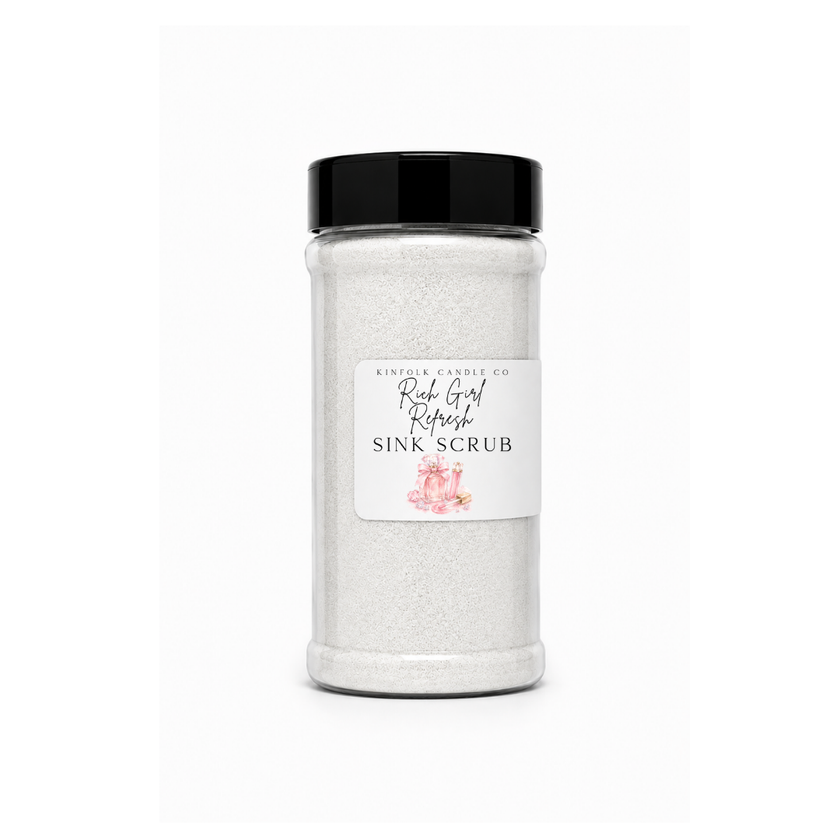 Sink Scrub Cleaner – Kitchen & Bathroom Scrub for Sinks, Stovetops in Luxury & Bakery Scents