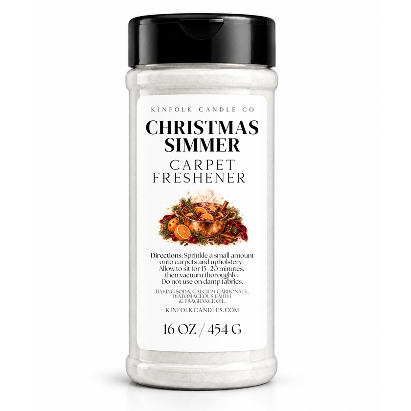 Holiday Carpet Freshener | Scented Carpet & Rug Deodorizing Powder | 16 oz