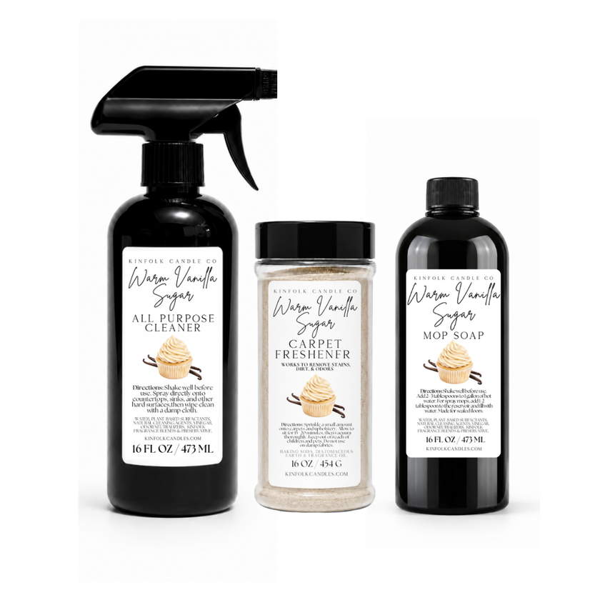 Classic Mega Cleaning Bundle | Mop Soap, All Purpose Cleaner & Carpet Freshener