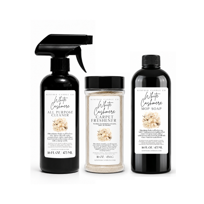 Classic Mega Cleaning Bundle | Mop Soap, All Purpose Cleaner & Carpet Freshener