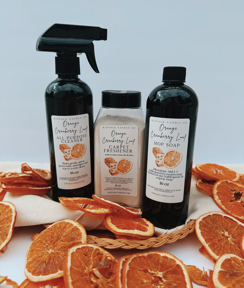 Classic Luxury Cleaning Bundle – Mop Soap, Carpet Freshener & All-Purpose Cleaner | Bakery, Musk & Perfume Scents