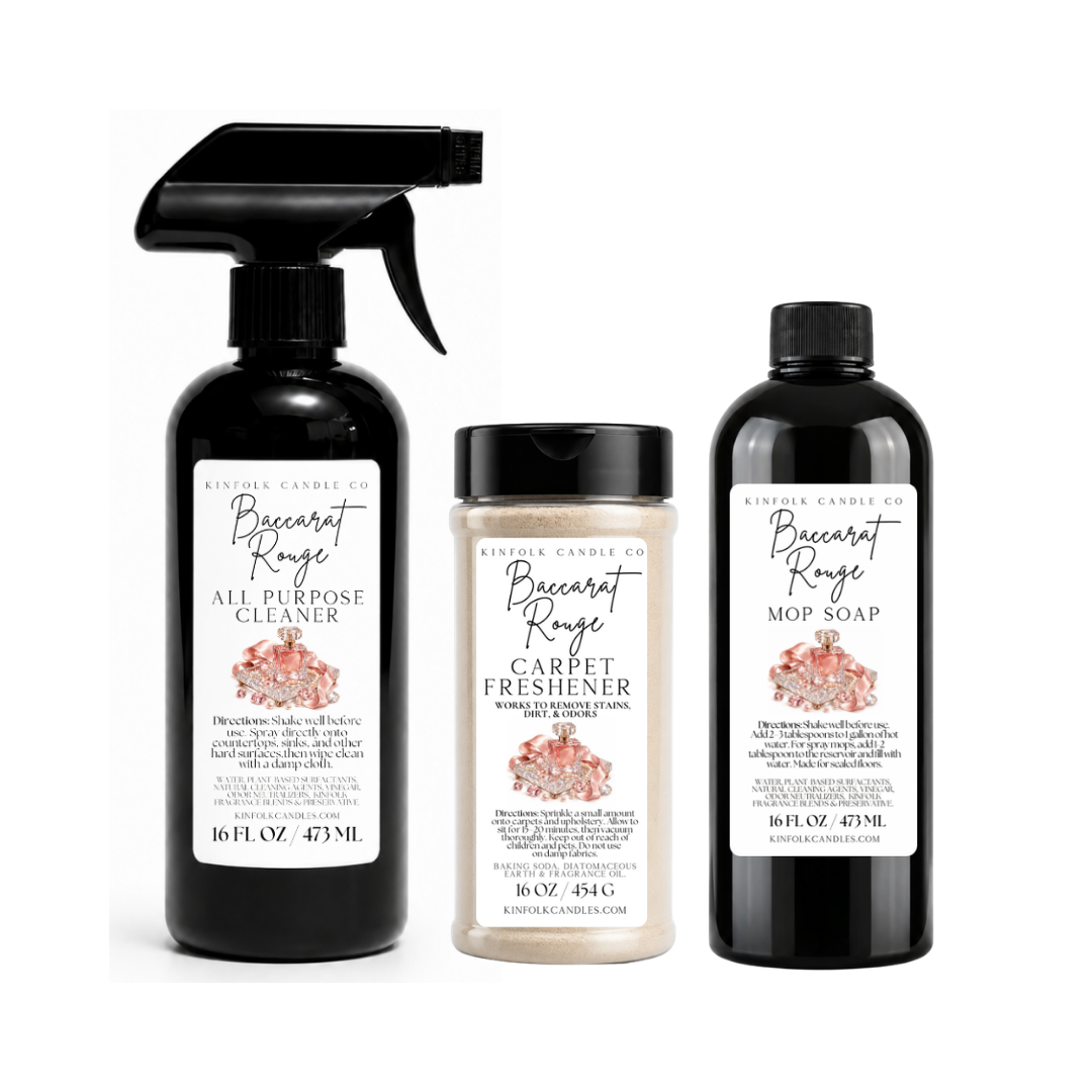 Classic Mega Cleaning Bundle | Mop Soap, All Purpose Cleaner & Carpet Freshener