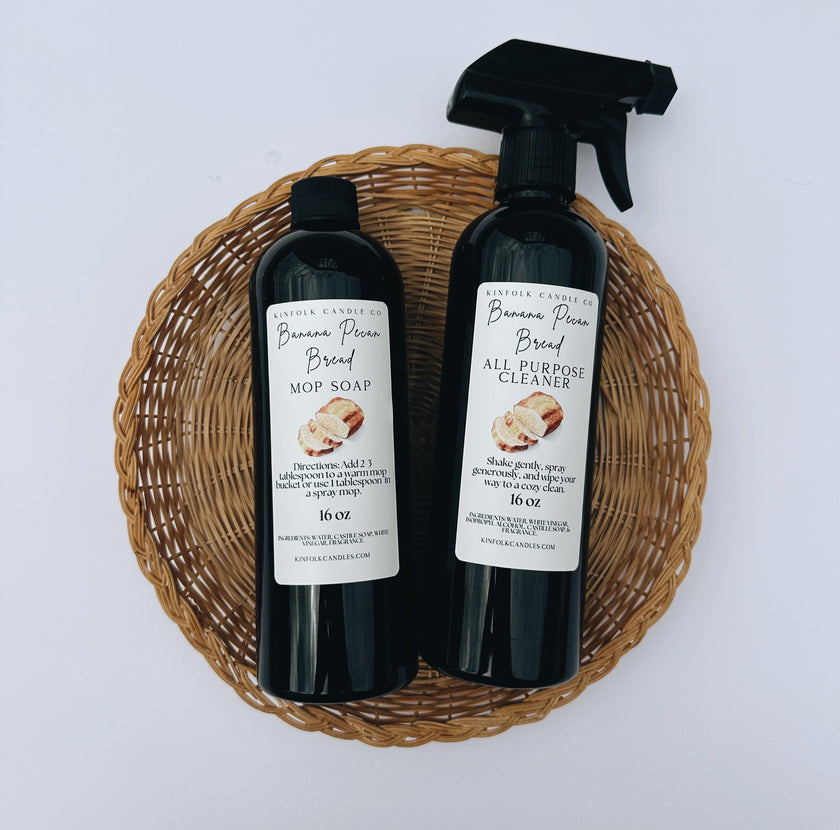 Viral Luxury Cleaning Duo – Mop Soap & All-Purpose Cleaner Bundle | Bakery, Musk, Perfume Inspired Scents
