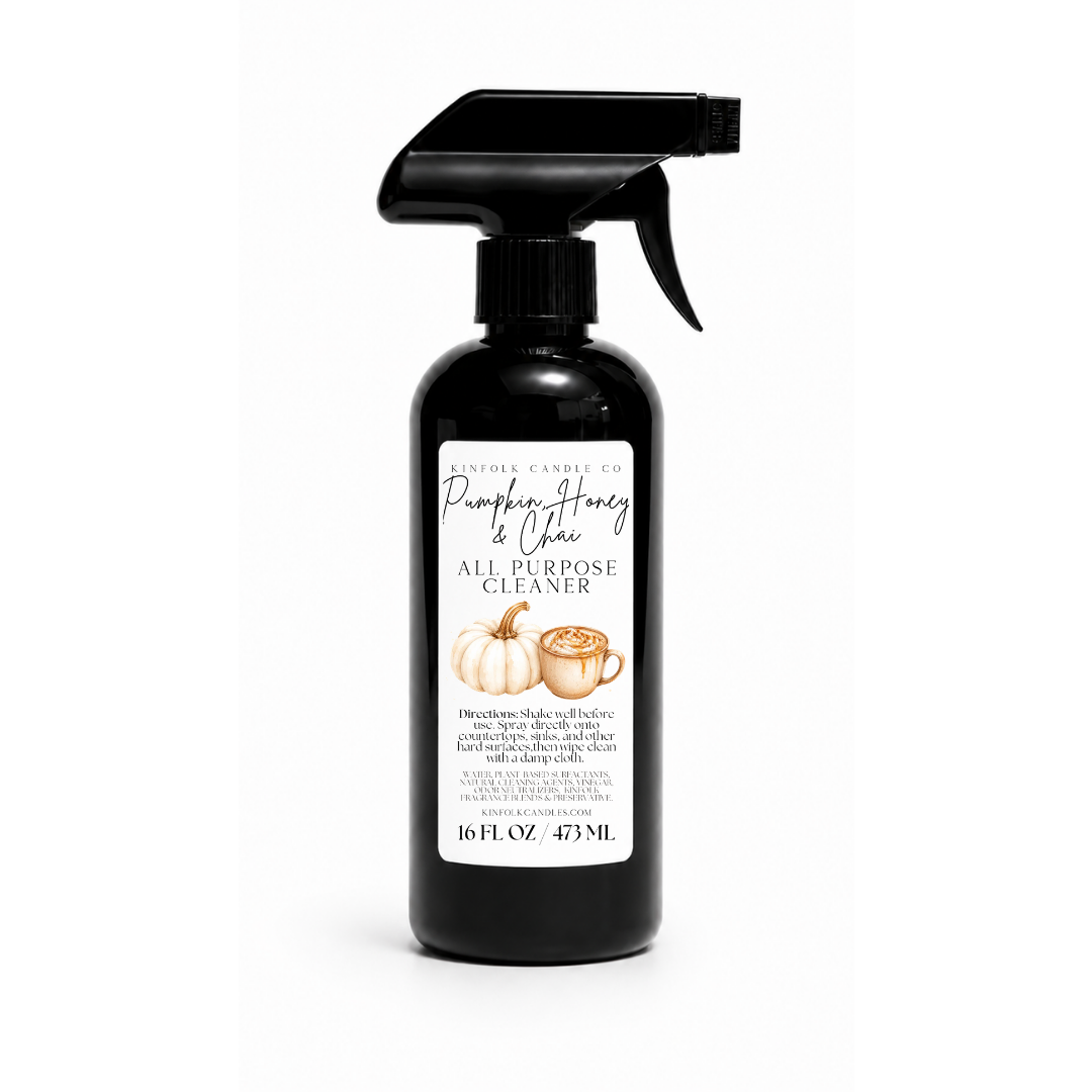 Fall Scented All-Purpose Cleaner Spray – Cozy Multi-Surface Home Cleaner for Kitchen, Counters & Bathrooms