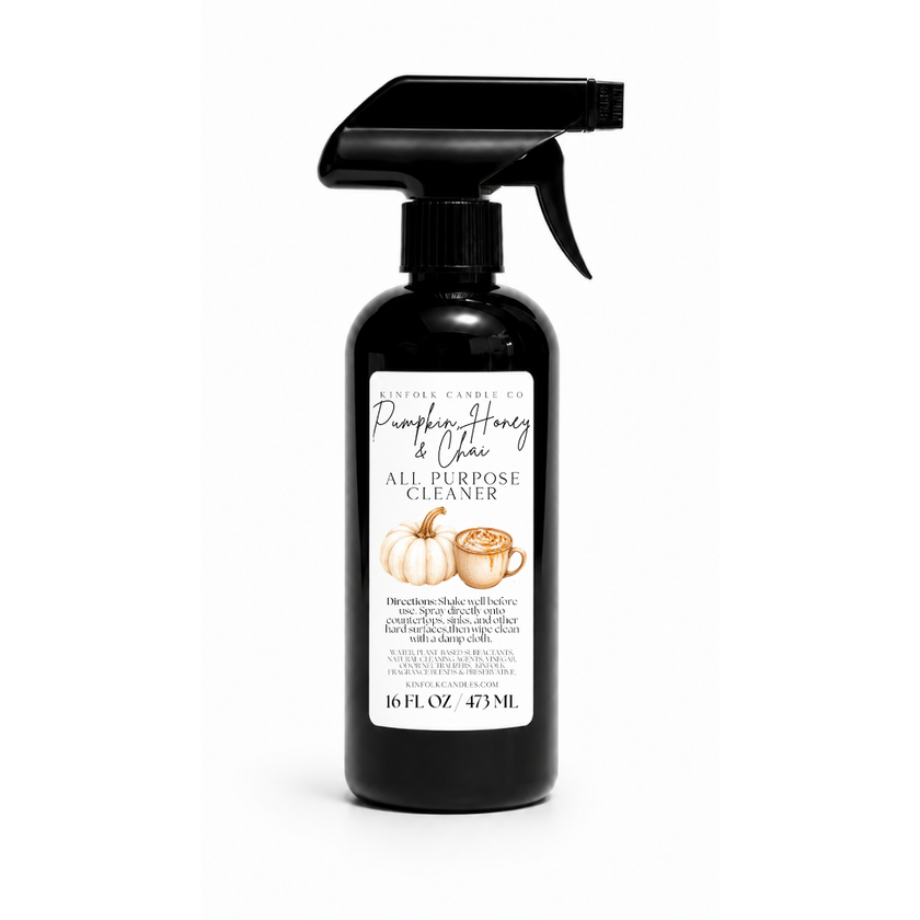 Fall Scented All-Purpose Cleaner Spray – Cozy Multi-Surface Home Cleaner for Kitchen, Counters & Bathrooms