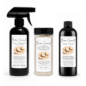 Summer Mega Cleaning Bundle | Mop Soap, All Purpose Cleaner & Carpet Freshener | Complete Floor & Home Cleaning Set | Fresh Summer Scents