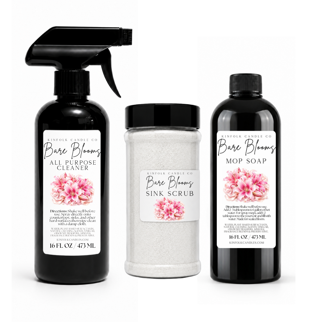 Summer Mega Cleaning Bundle | All Purpose Cleaner Spray, Carpet Freshener & Sink Scrub | Complete Home Cleaning Kit | Fresh Summer Scents