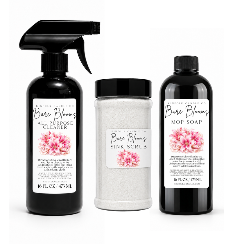 Summer Mega Cleaning Bundle | All Purpose Cleaner Spray, Carpet Freshener & Sink Scrub | Complete Home Cleaning Kit | Fresh Summer Scents