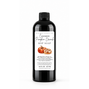 Fall Mop Soap – Cozy Autumn Floor Cleaner – Pumpkin Cookie, Caramel Apple, Honey Chai – Long Lasting Scented Mop Solution for Home