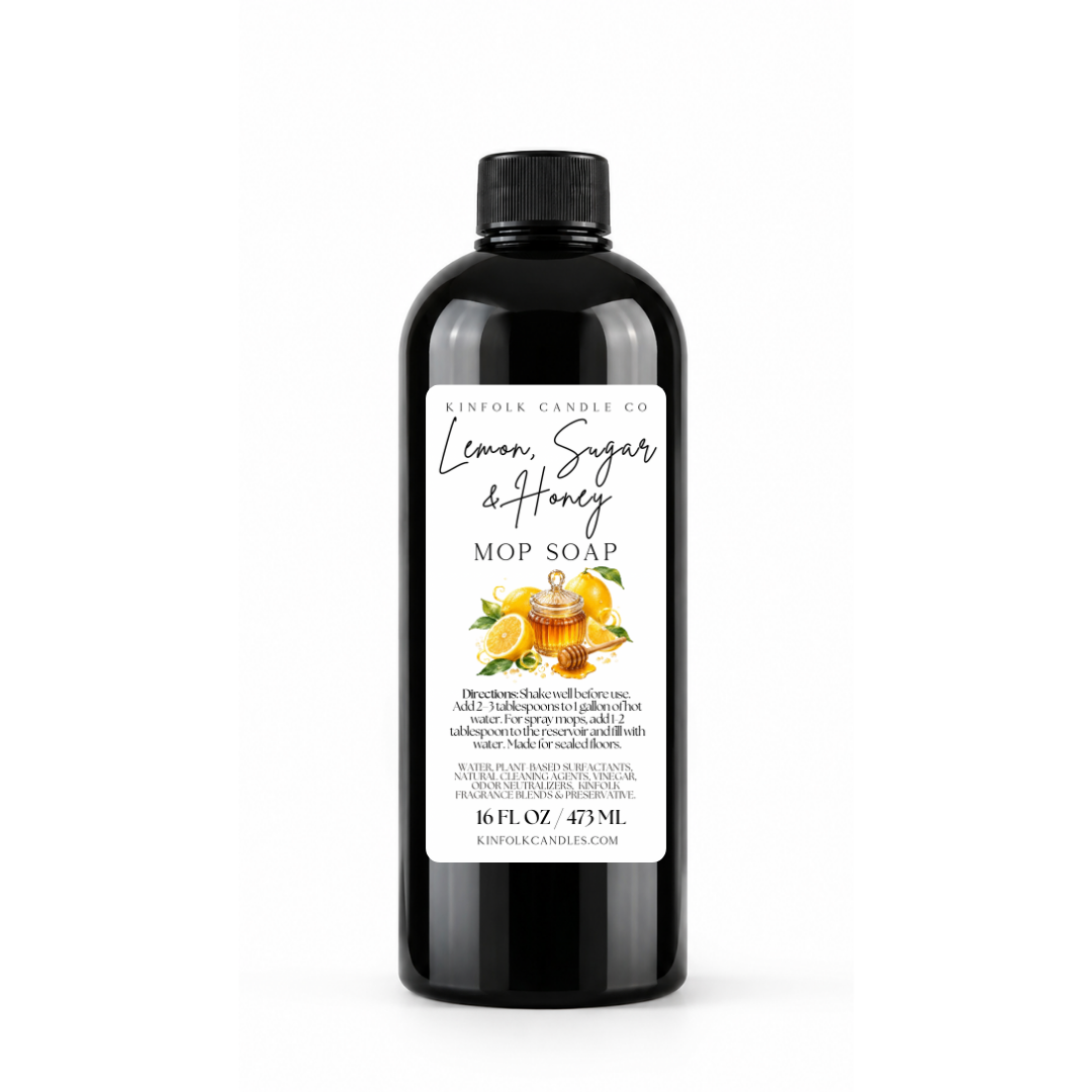 Mop Soap Floor Cleaner – Cozy Multi-Surface Cleaner for Sealed Hardwood, Tile & Laminate in Luxury & Bakery Scents