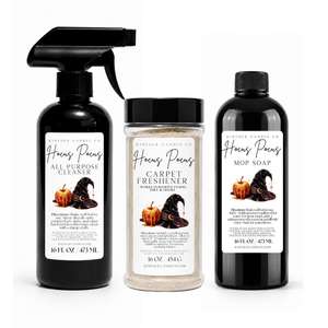 Fall Scented Cleaning Mega Bundle – All-Purpose Cleaner, Mop Soap & Carpet Freshener Set for a Cozy Autumn Whole Home Reset