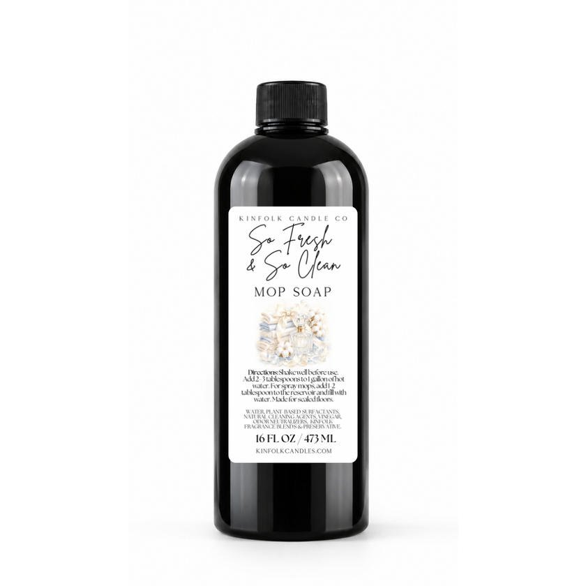 Mop Soap Floor Cleaner – Cozy Multi-Surface Cleaner for Sealed Hardwood, Tile & Laminate in Luxury & Bakery Scents