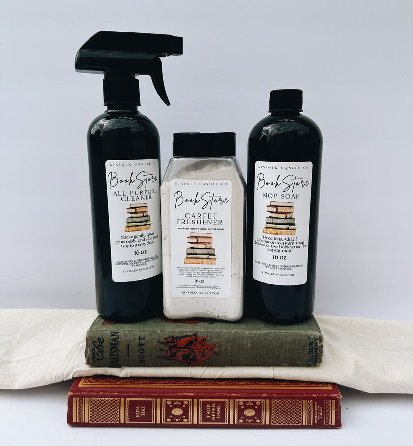 Classic Luxury Cleaning Bundle – Mop Soap, Carpet Freshener & All-Purpose Cleaner | Bakery, Musk & Perfume Scents