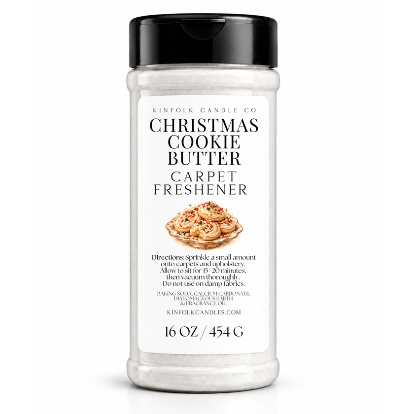 Holiday Carpet Freshener | Scented Carpet & Rug Deodorizing Powder | 16 oz