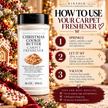 Holiday Carpet Freshener | Scented Carpet & Rug Deodorizing Powder | 16 oz