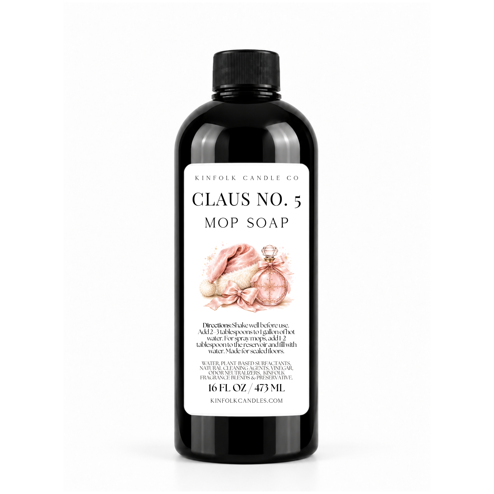 Holiday Mop Soap | Concentrated Scented Floor Cleaner | 16 oz