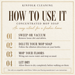 Mop Soap Floor Cleaner – Cozy Multi-Surface Cleaner for Sealed Hardwood, Tile & Laminate in Luxury & Bakery Scents