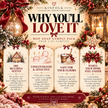 Holiday Mop Soap Sample Packs | Christmas Scent Discovery Collection | 4-Piece Mini Set
