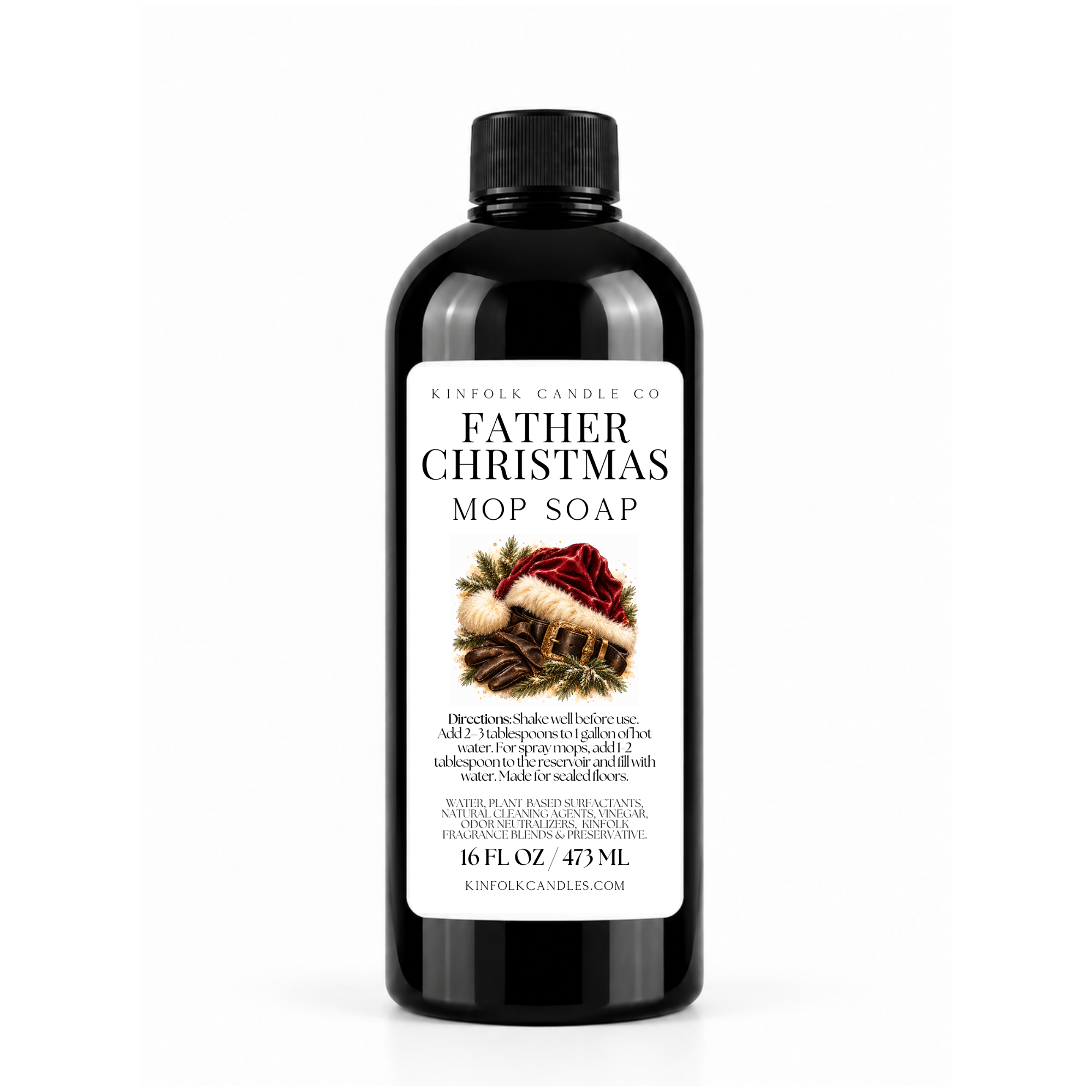 Holiday Mop Soap | Concentrated Scented Floor Cleaner | 16 oz