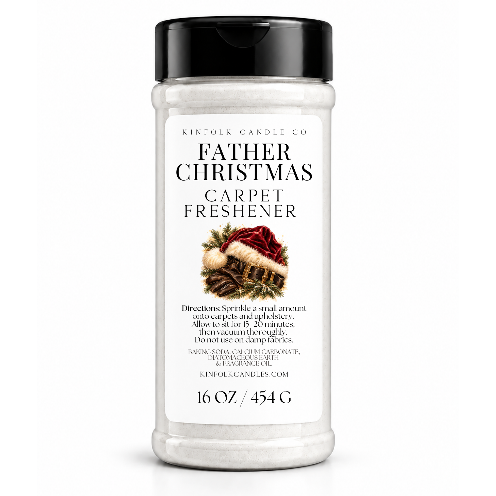 Holiday Carpet Freshener | Scented Carpet & Rug Deodorizing Powder | 16 oz
