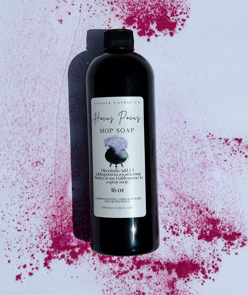 Fall Mop Soap – Cozy Autumn Floor Cleaner – Pumpkin Cookie, Caramel Apple, Honey Chai – Long Lasting Scented Mop Solution for Home