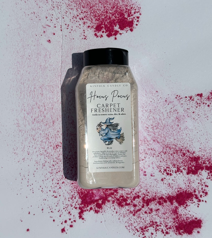 Luxury Fall Carpet Freshener – Pumpkin Chai, Cozy Autumn Scents, Odor Eliminator, Strong Scented Powder for Rugs & Homes