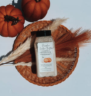 Luxury Fall Carpet Freshener – Pumpkin Chai, Cozy Autumn Scents, Odor Eliminator, Strong Scented Powder for Rugs & Homes