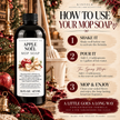 Holiday Mop Soap | Concentrated Scented Floor Cleaner | 16 oz