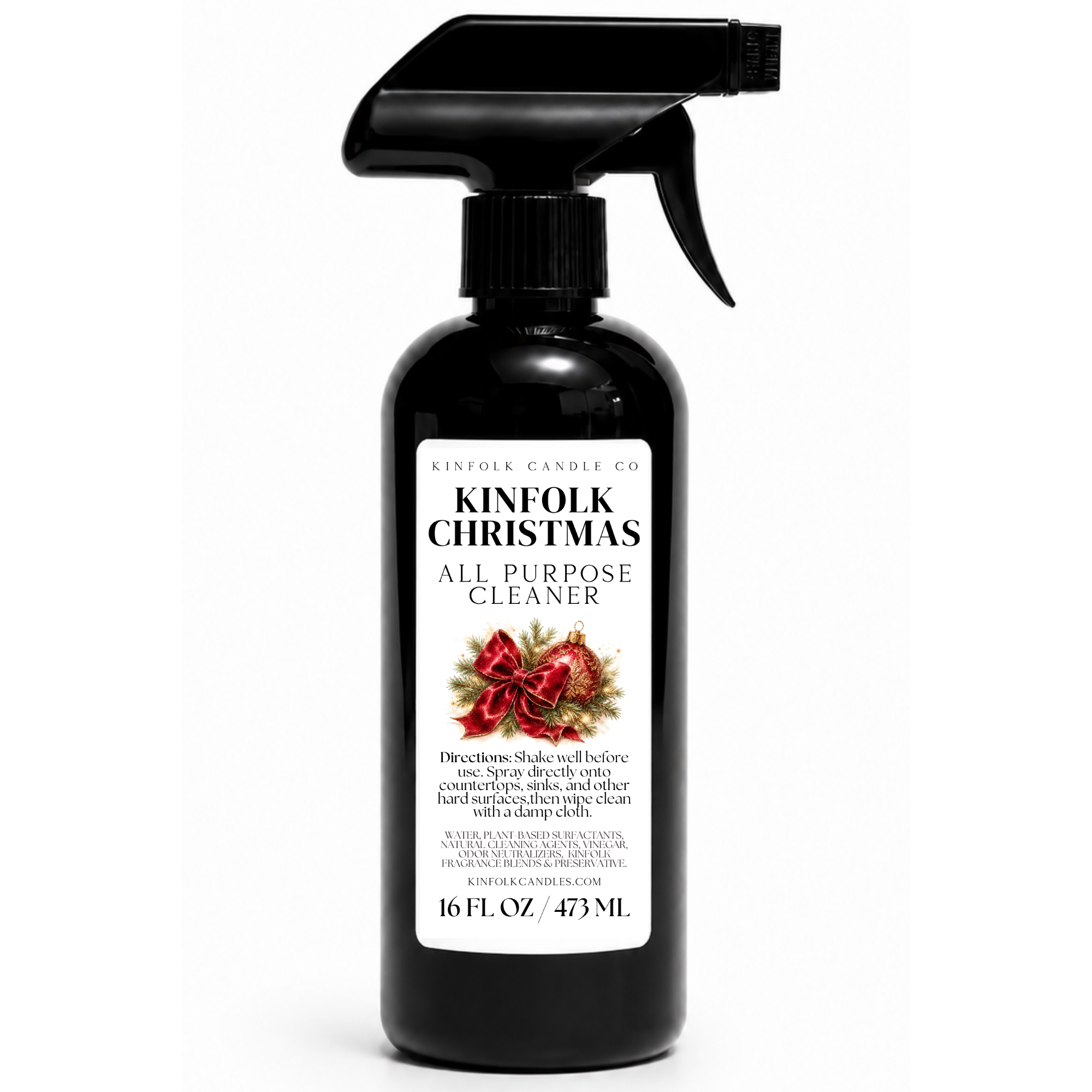 Holiday All-Purpose Cleaner | Scented Multi-Surface Cleaning Spray | 16 oz