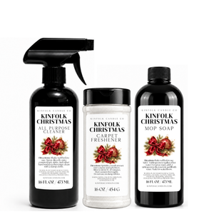 Holiday Cleaning Mega Bundle | Mop Soap, All-Purpose Cleaner & Carpet Freshener | 3-Piece Set