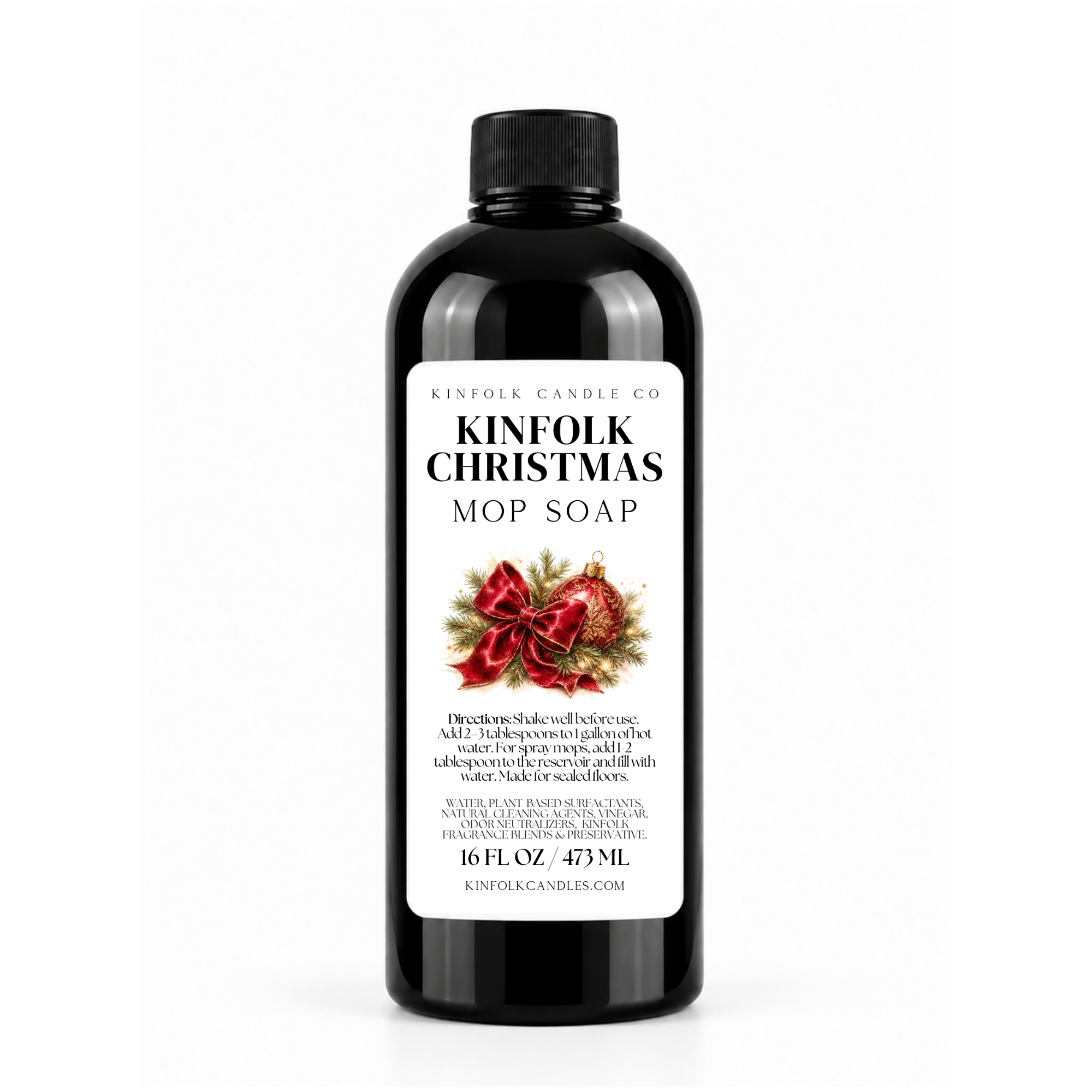 Holiday Mop Soap | Concentrated Scented Floor Cleaner | 16 oz