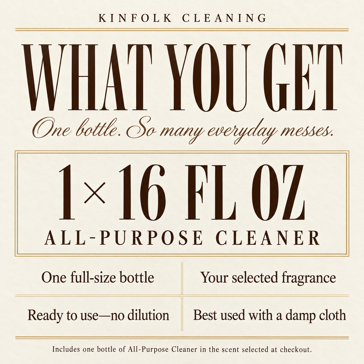 All-Purpose Cleaner Spray – Cozy Multi-Surface Home Cleaner for Kitchen, Counters & Bathrooms in Luxury & Bakery Scents