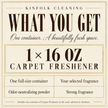 Carpet Freshener Powder – Cozy Home Deodorizing Powder for Carpets, Rugs & Upholstery in Luxury & Bakery Scents