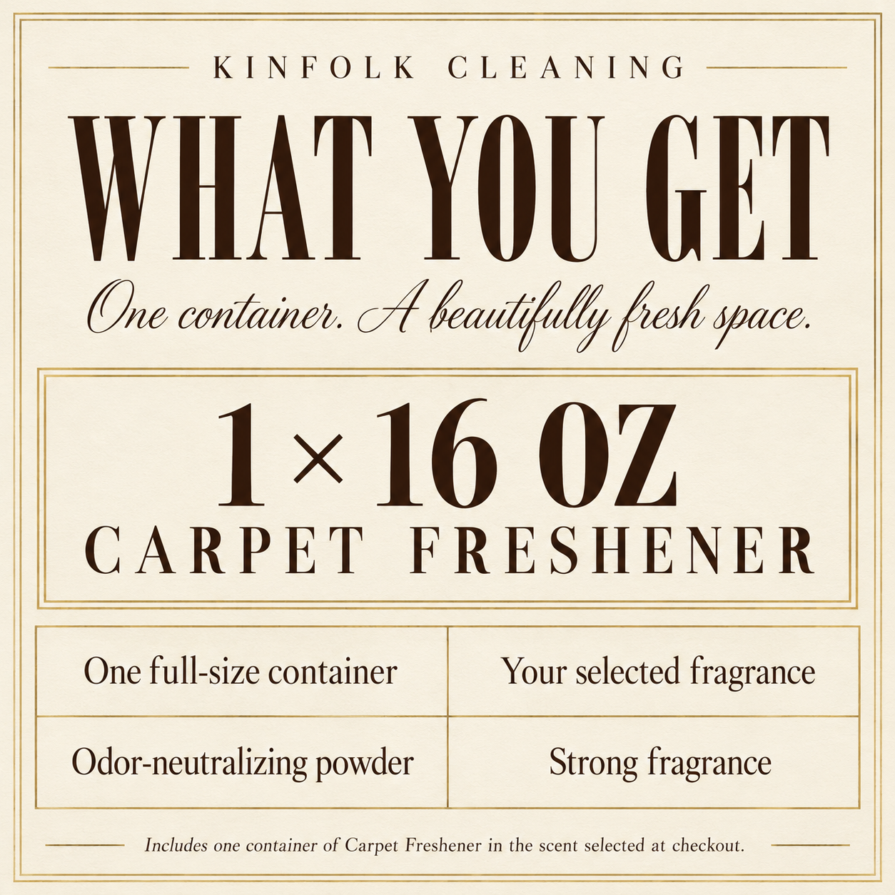 Carpet Freshener Powder – Cozy Home Deodorizing Powder for Carpets, Rugs & Upholstery in Luxury & Bakery Scents