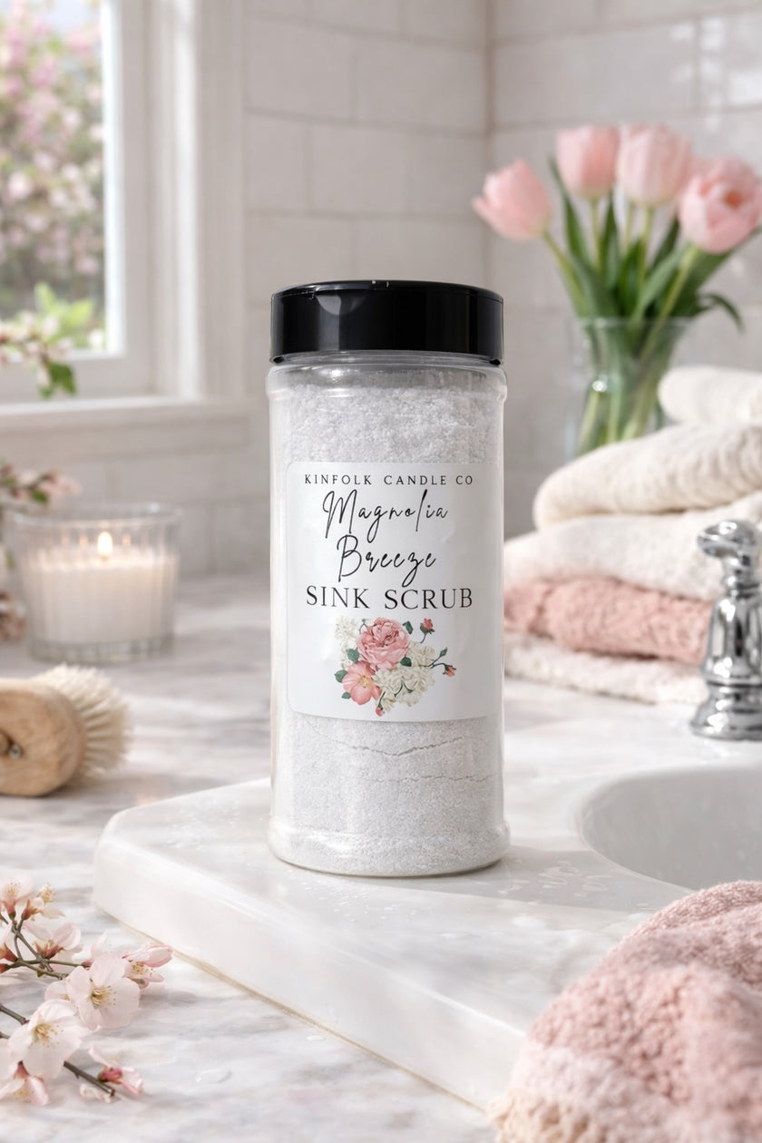 Fresh Spring Sink Scrub – Multi-Surface Kitchen & Bathroom Cleaner with Light Floral & Clean Scents