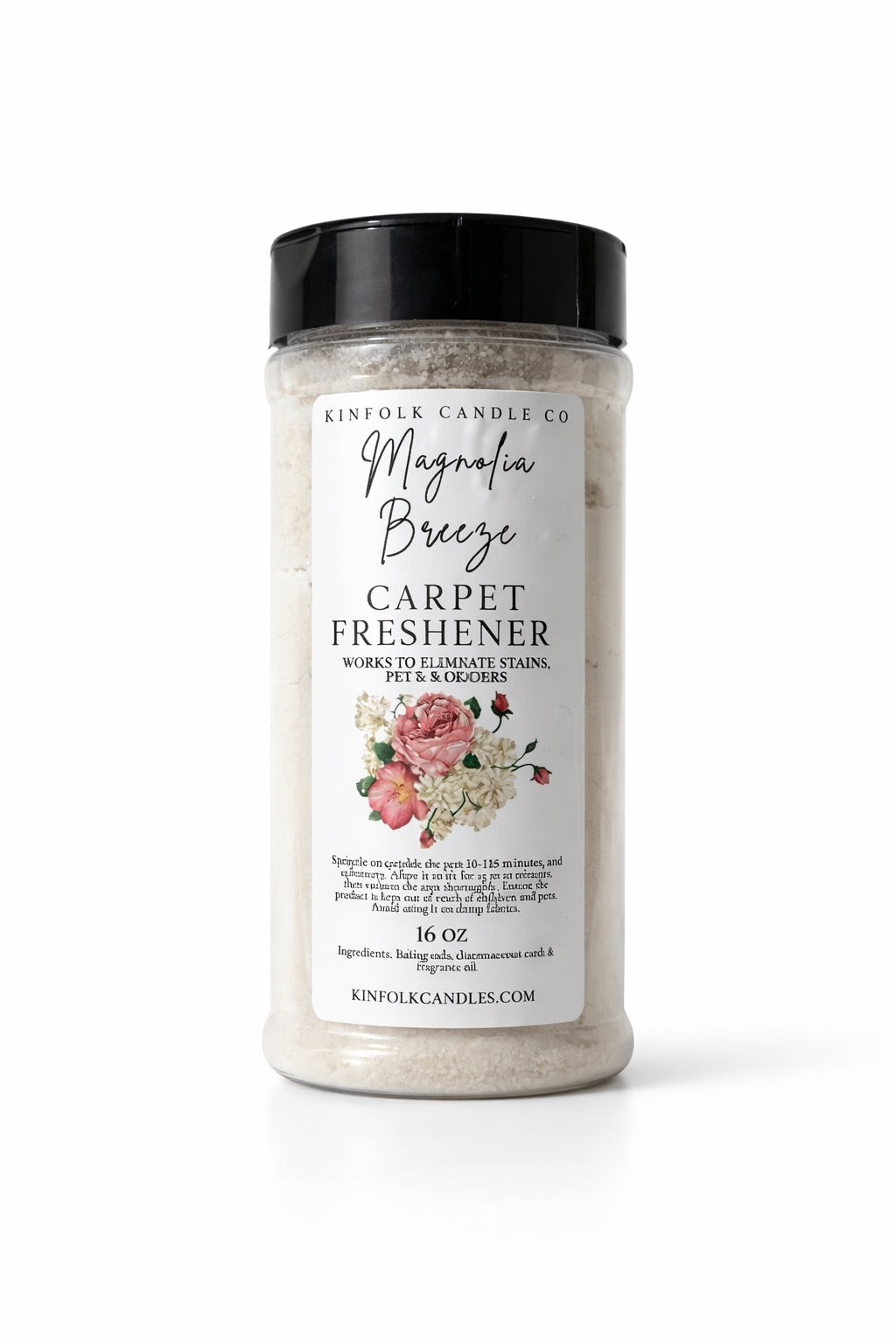 Fresh Spring Carpet Freshener – Odor Eliminating Powder for Carpets & Rugs with Light Floral & Clean Scents