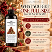 Holiday Mop Soap | Concentrated Scented Floor Cleaner | 16 oz