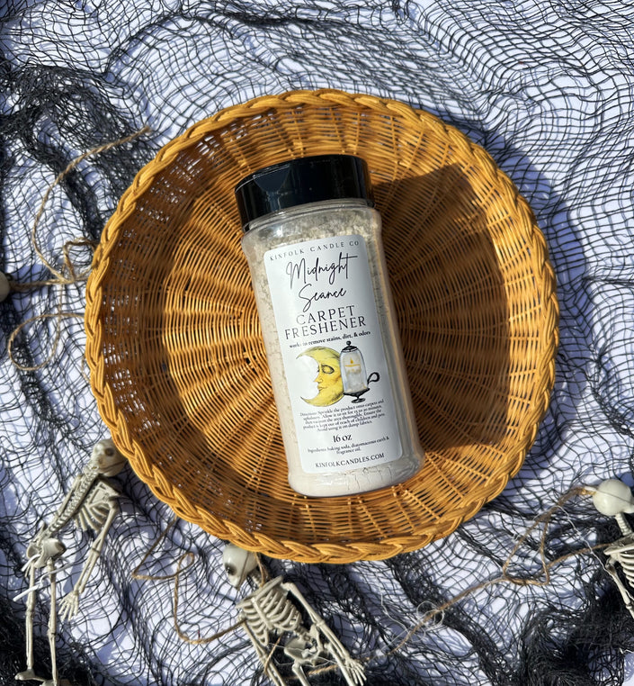 Halloween Carpet Freshener | Non-Toxic, Pet-Friendly, 16oz | Pumpkin, Amber Lavender, Cedar Pine & Fresh Clean | Limited Time Scents