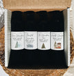 Holiday Mop Soap Sample Pack – Christmas Cleaning Scents | Cozy Winter Floor Cleaner Gift Set | Pine, Sugar Cookie, Vanilla & Frankincense