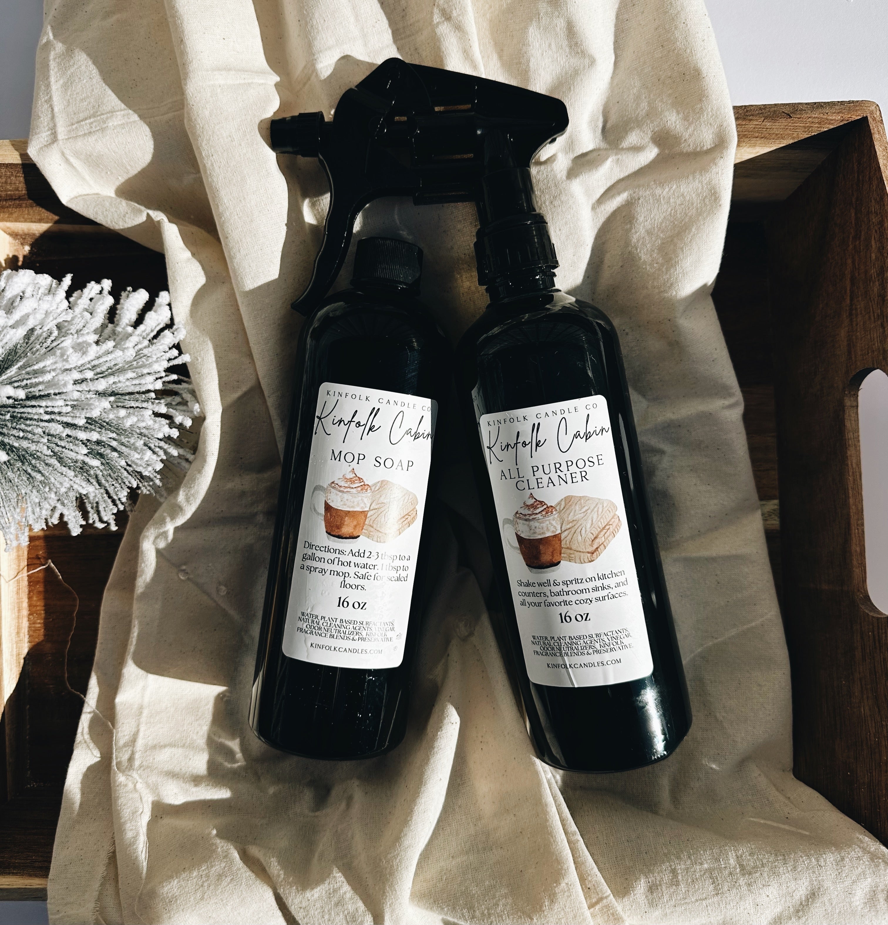 Winter Cozy Clean Duo – All-Purpose Cleaner Spray & Mop Soap