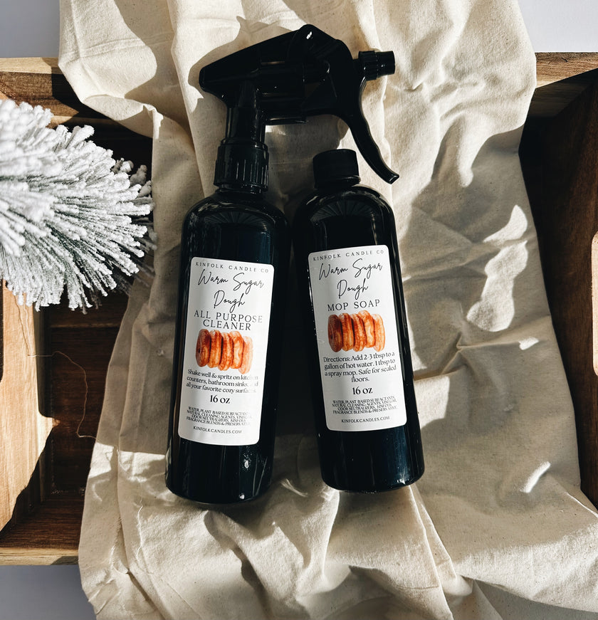 Winter Cozy Clean Duo – All-Purpose Cleaner Spray & Mop Soap