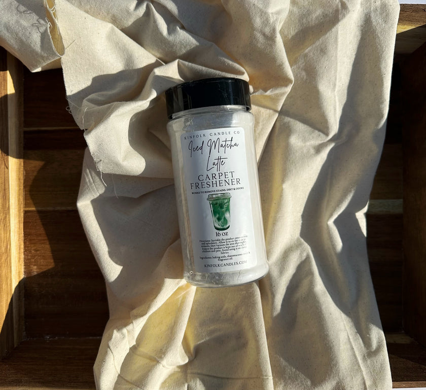 Fresh Spring Carpet Freshener – Odor Eliminating Powder for Carpets & Rugs with Light Floral & Clean Scents