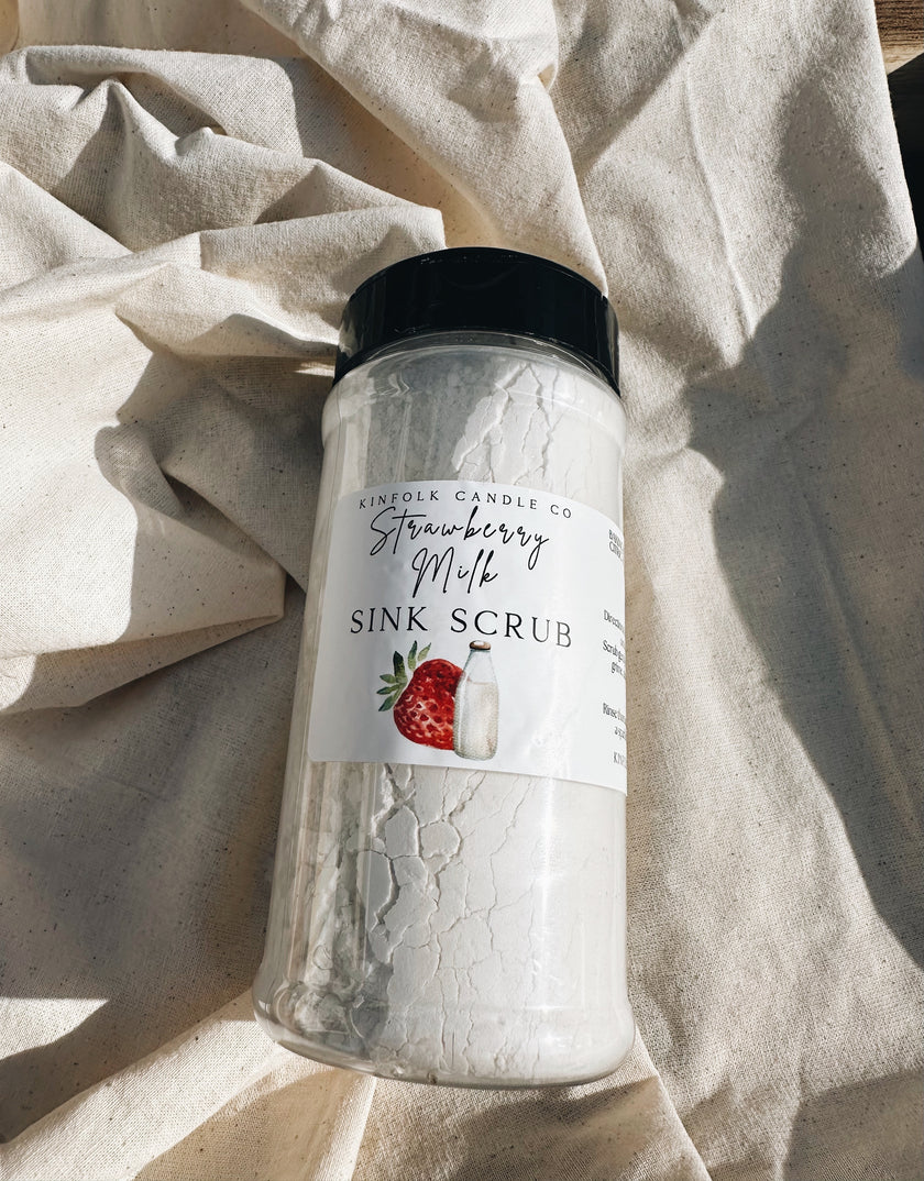 Spring Sink Scrub | Natural Cleaning for Kitchen & Bathroom | Scrub Cleaner | Fresh Floral Sweet Scents