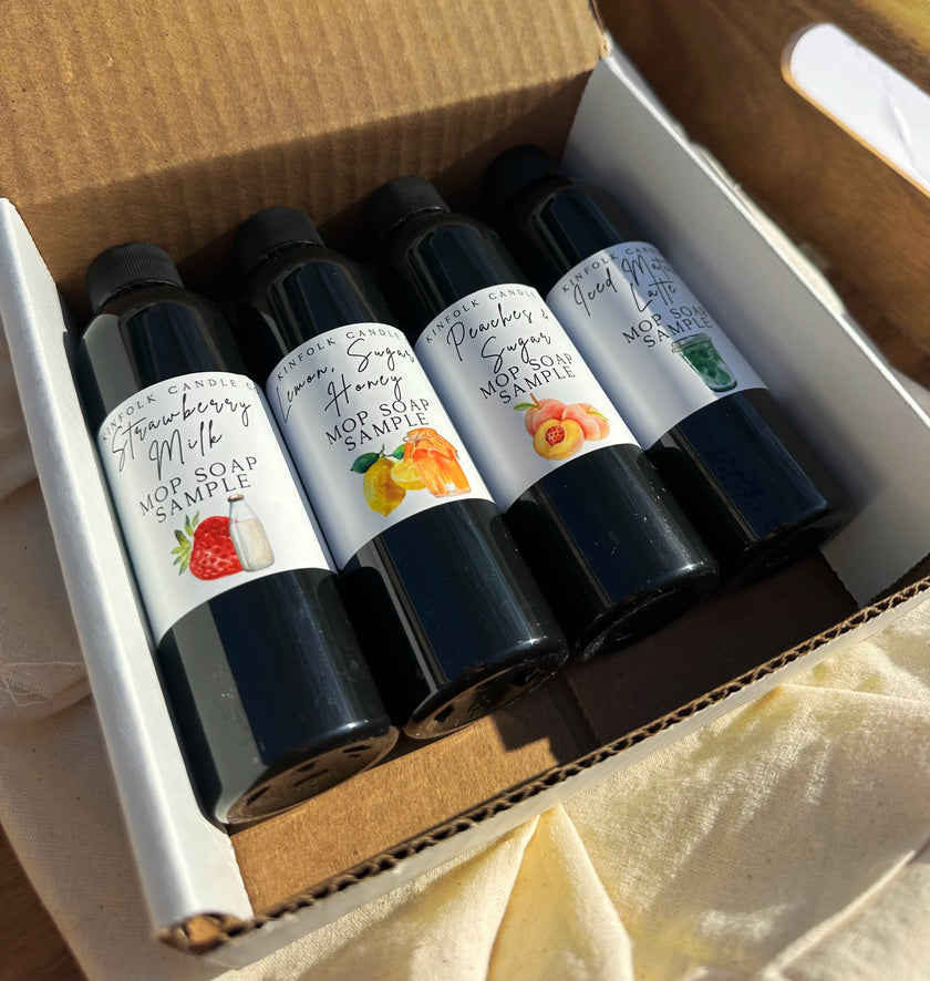 Spring Mop Soap Sample Pack | Aesthetic Floor Cleaning | Fresh Floral Scents