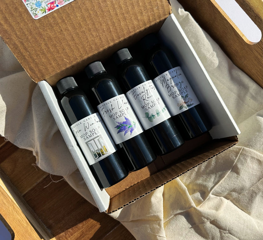 Spring Mop Soap Sample Pack | Aesthetic Floor Cleaning | Fresh Floral Scents