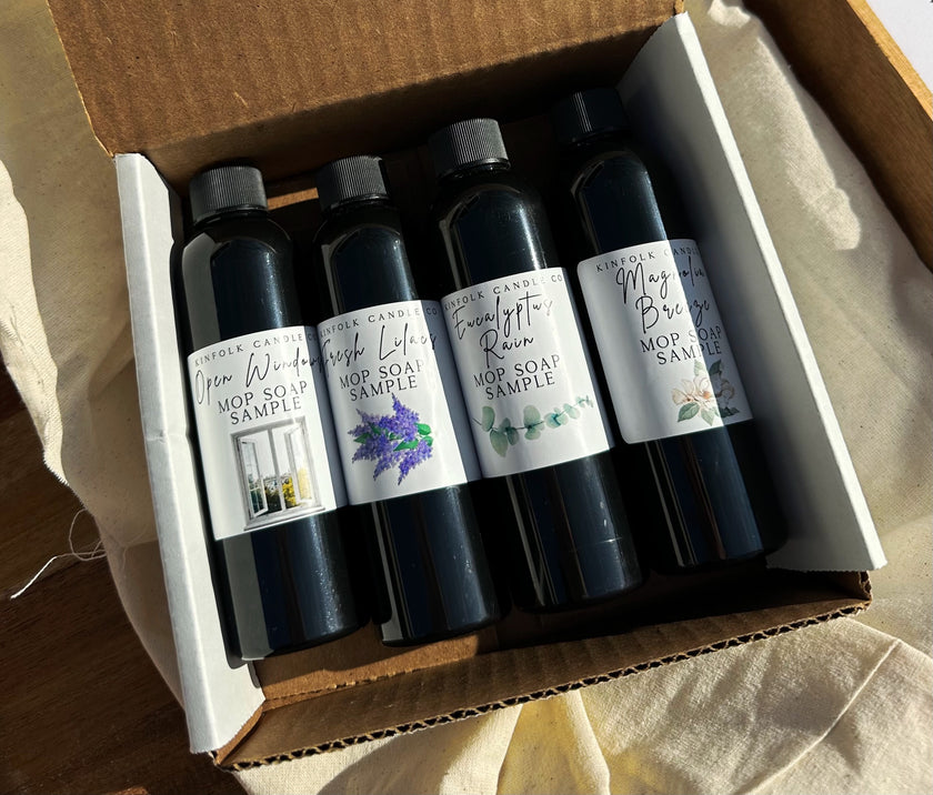 Spring Mop Soap Sample Pack | Aesthetic Floor Cleaning | Fresh Floral Scents